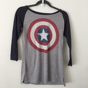Captain America Graphic Tee